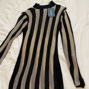 Pretty little things large stripes dress